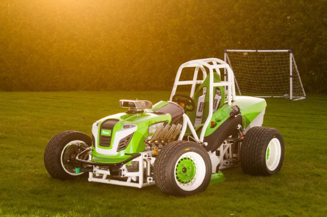 LS-powered lawnmower
