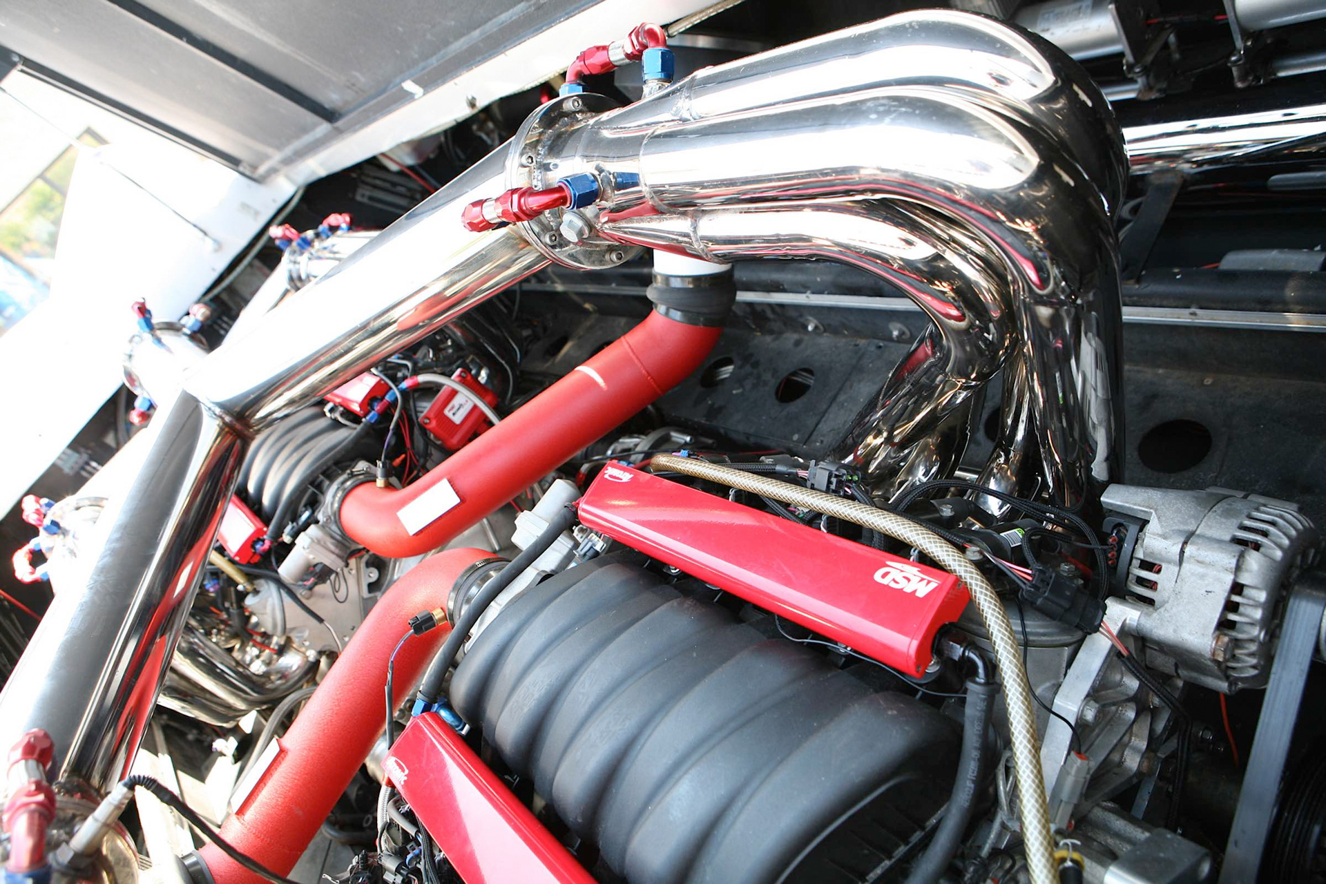 twin LS engines in boat