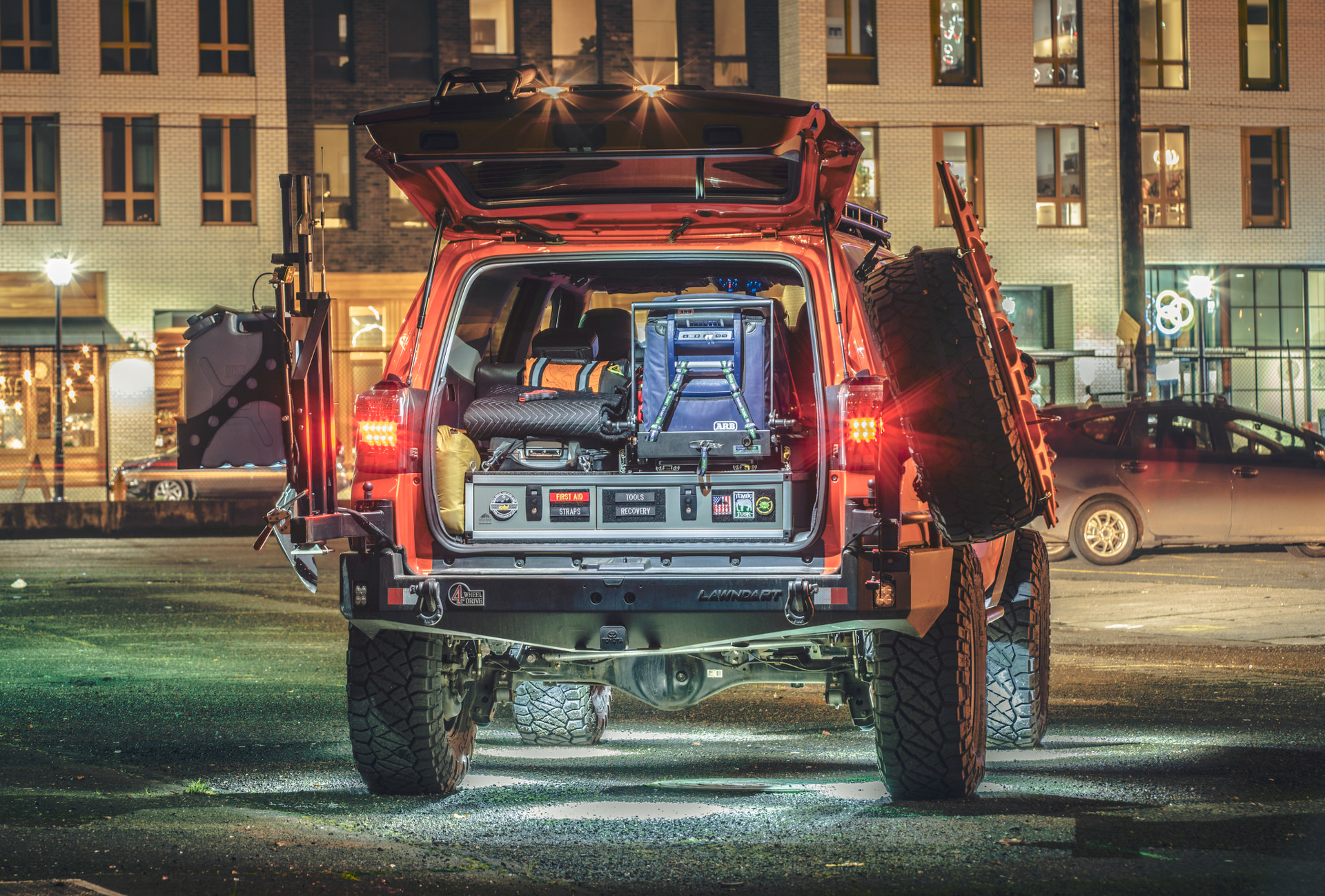 4Runner packed trunk space