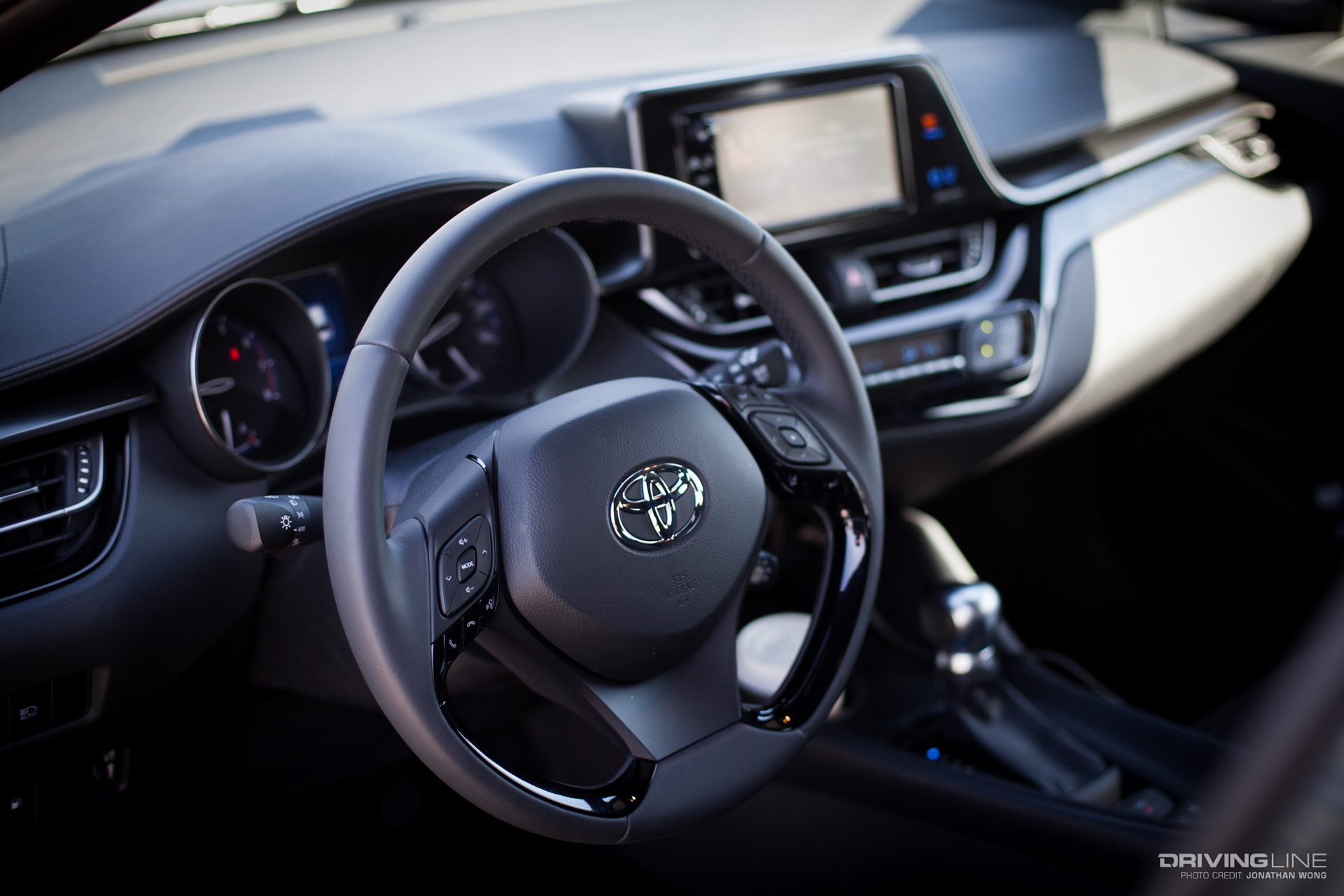dashboard view, steering wheel