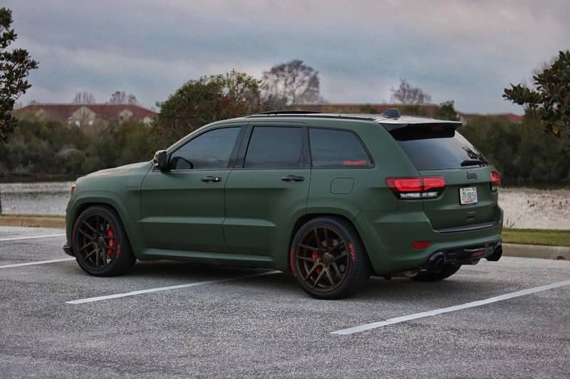 Matte Military Green Jeep SRT @savagesrt