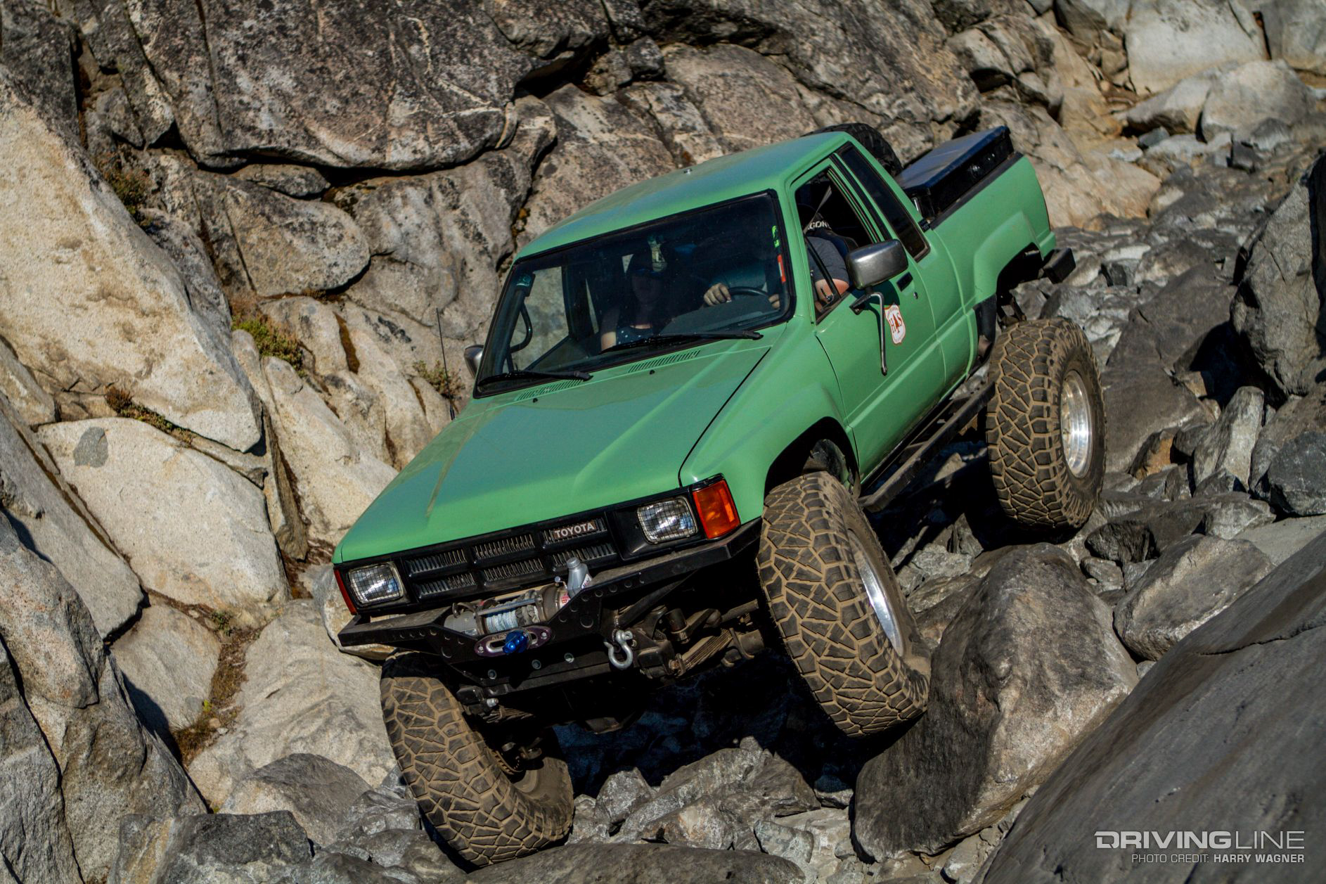 Harry Wagner's 1986 Toyota pickup on Nitto Ridge Grapplers