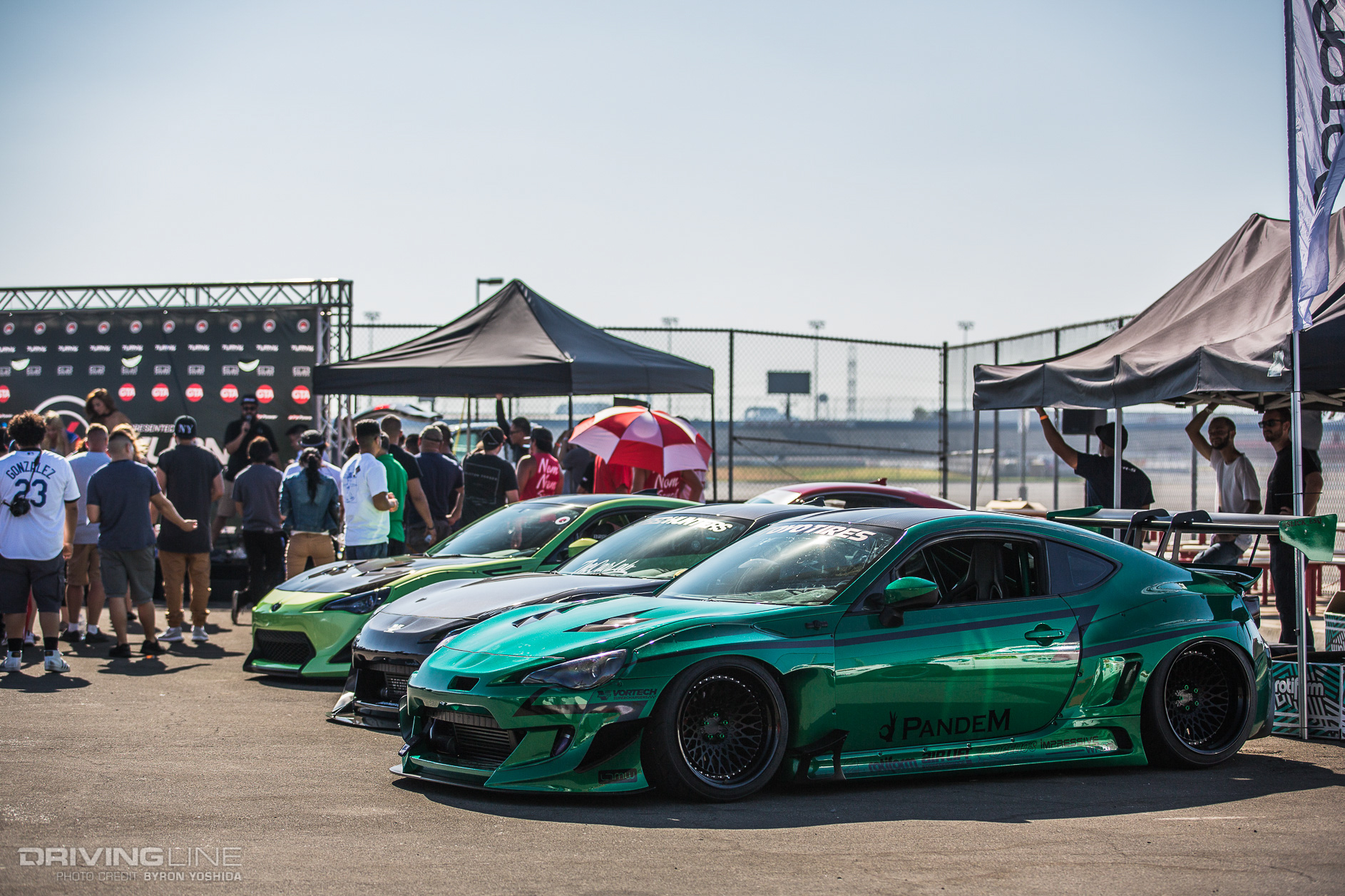 Scion FR-S Rocket Bunny version 3 at 86fest side view