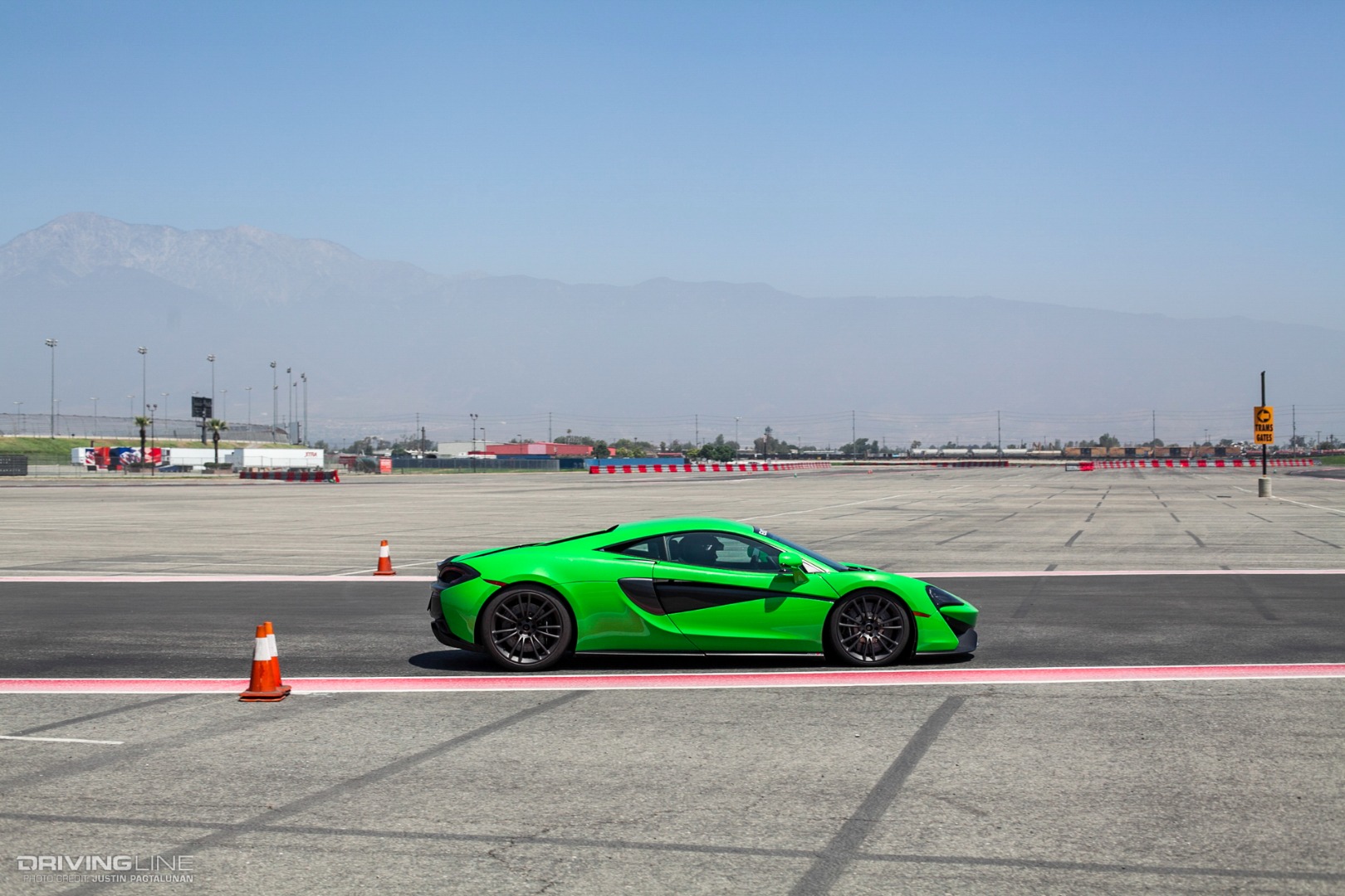 McLaren 570S at Exotics Racing side view