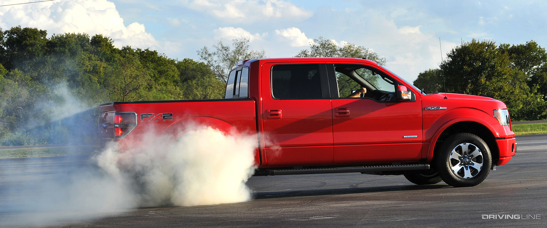 Ford f-150 ecoboost burnout