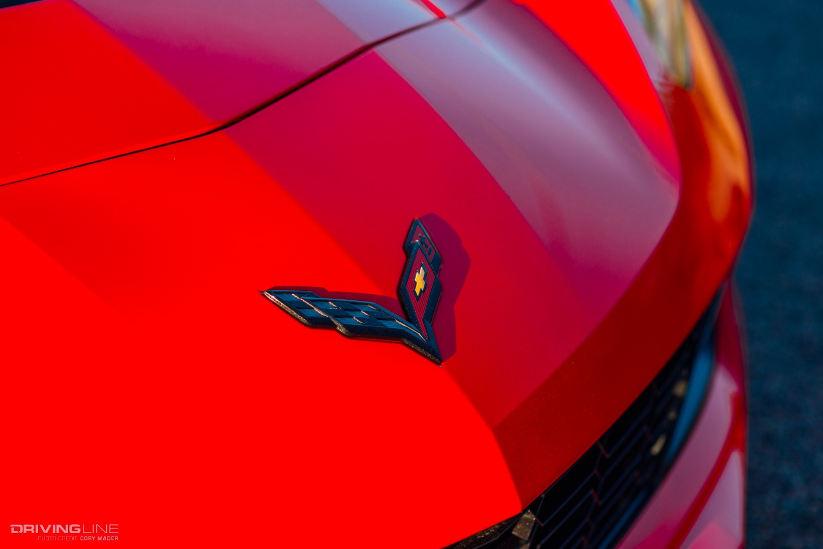 Corvette hood emblem