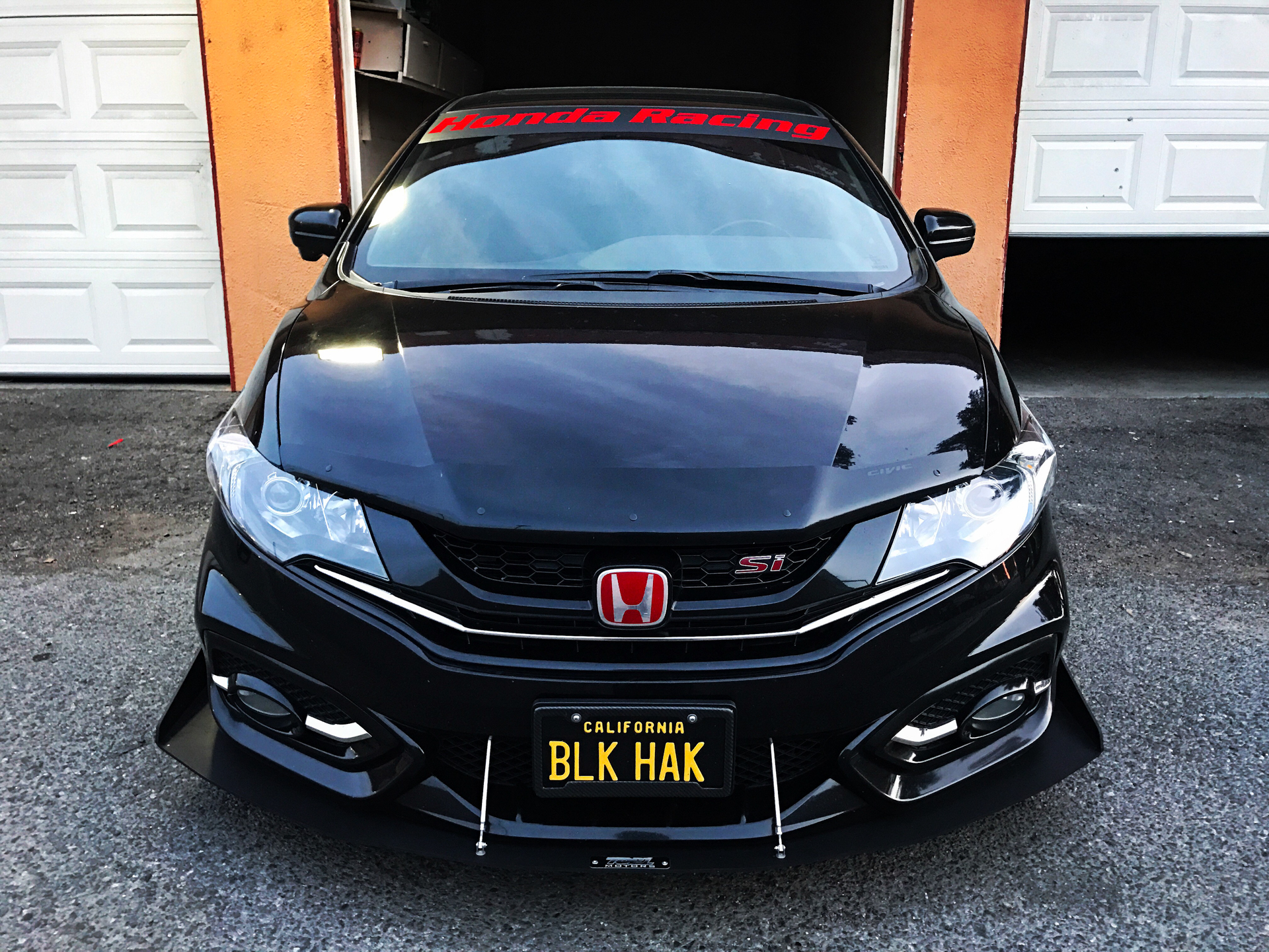 front view of @blkh4wk's '14 Honda Civic Si coupe