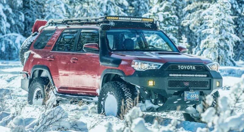 4Runner in snow