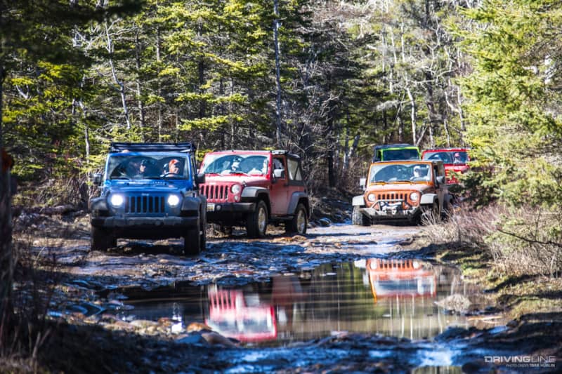 Jeeps on Drummond Island