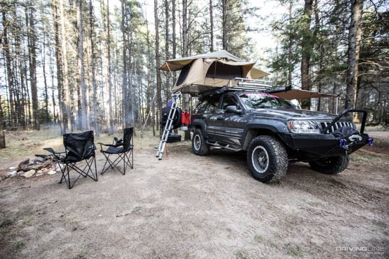 Overland Expedition Jeep WJ Camp