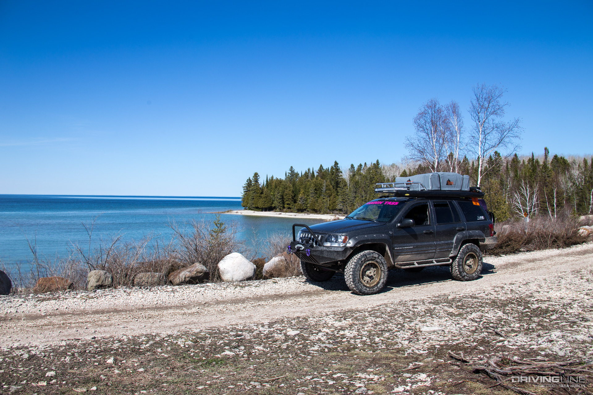 Drummond Island Views Jeep WJ