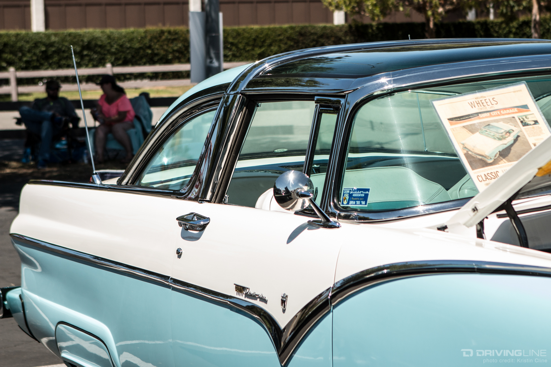1955 Ford Fairlane Crown Victoria Skyliner Glasstop at 2017 Fabulous Fords Forever