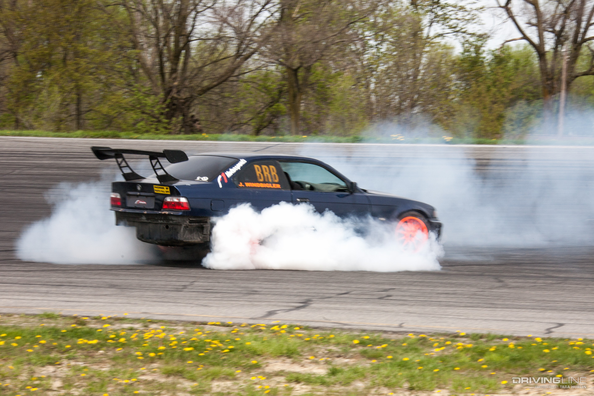 BMW Burnout MI Drift