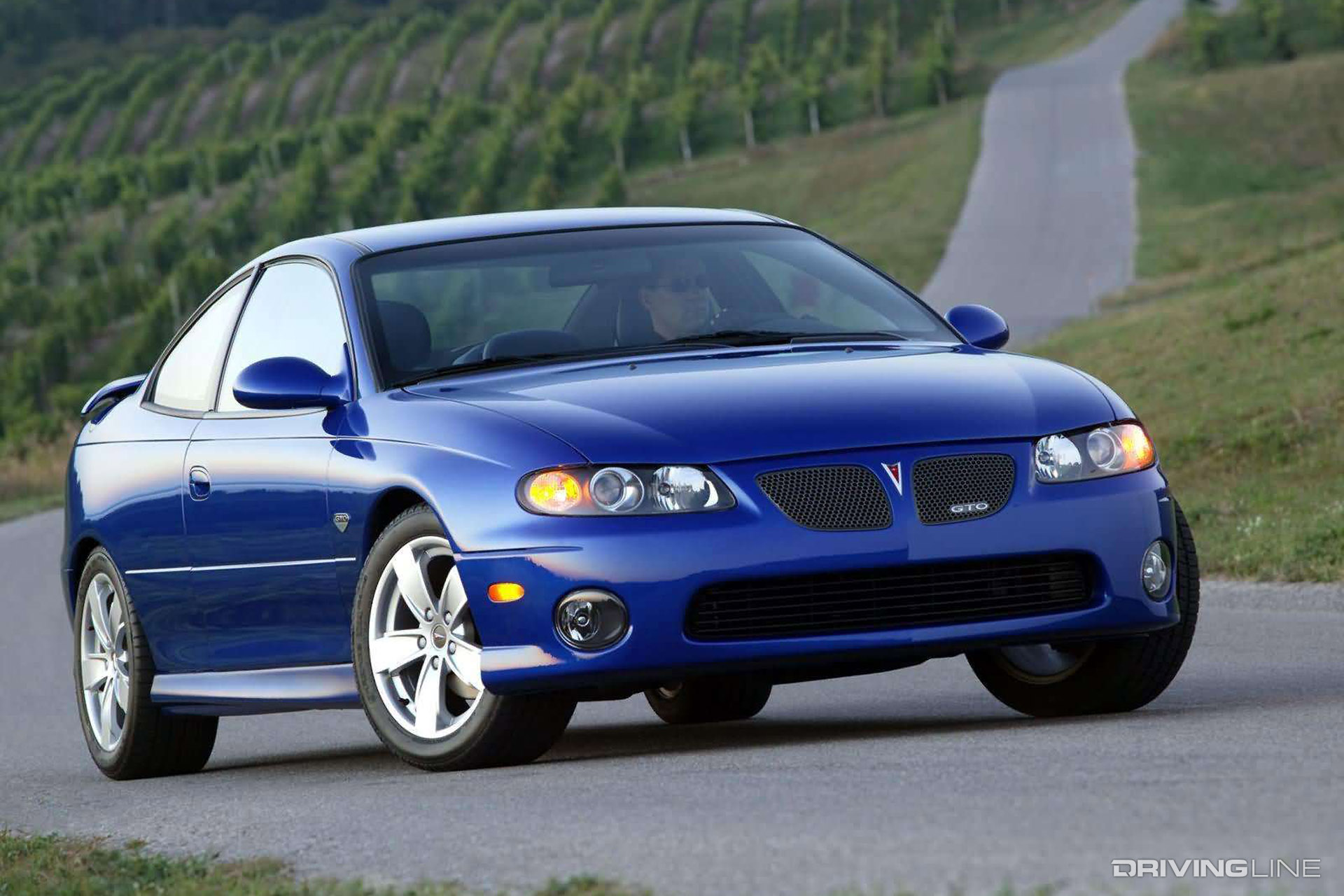 Blue 2004 Pontiac GTO