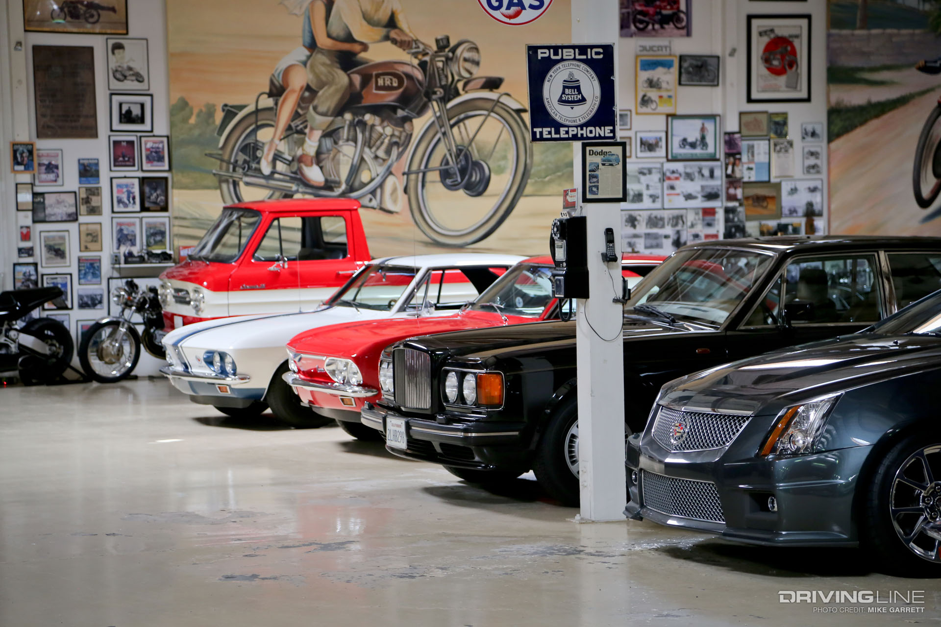 Old cars in Jay Leno's garage