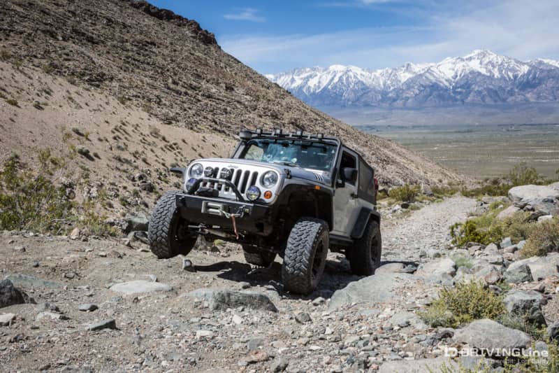 008 jeep wrangler reward mine trail
