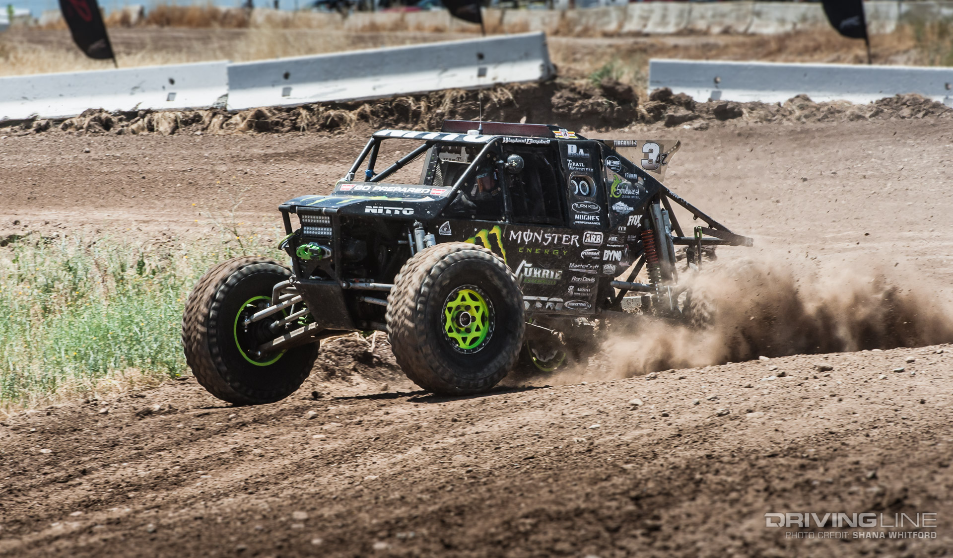 Wayland Campbell holding second place