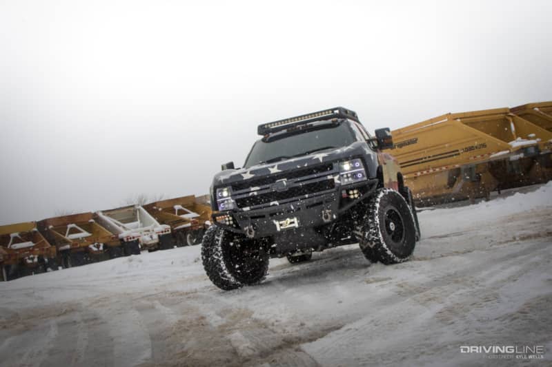 Truck Norris in its natural habitat