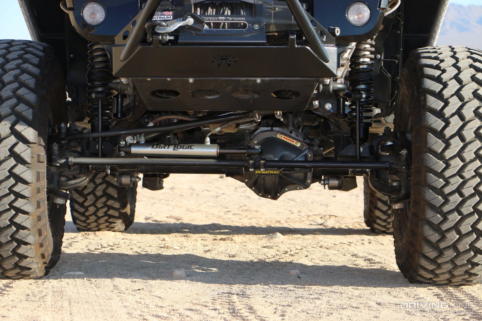 004 fabtech wrangler rubicon front diff