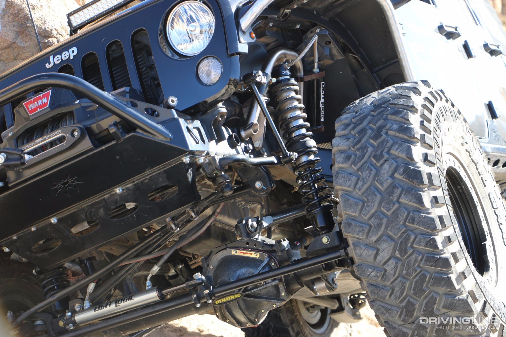 013 fabtech wrangler rubicon front suspension