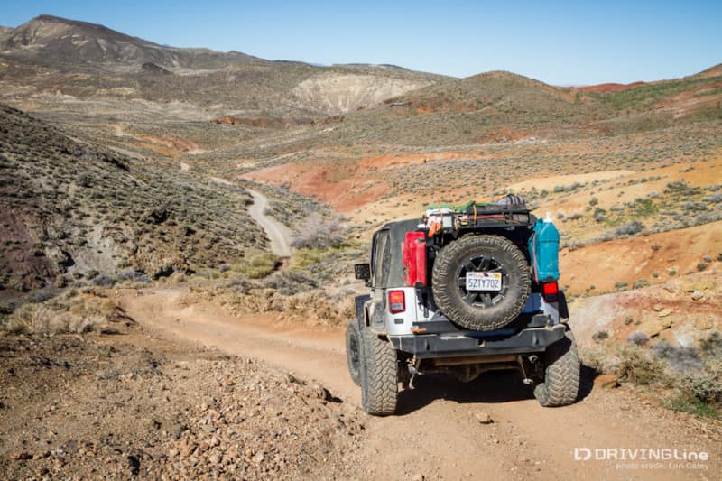 005 jeep wrangler mojave desert trail