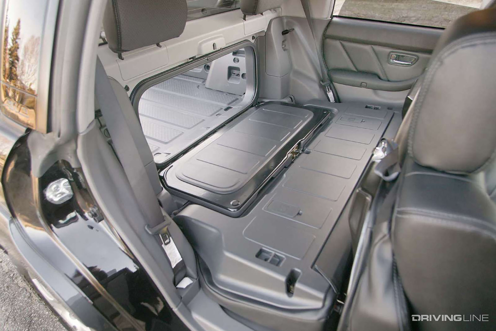Subaru Baja Rear Seat Cargo Space