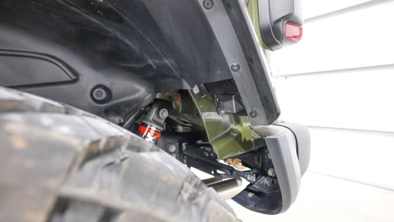 2021 Jeep Wrangler Rubicon 392 rear fender trimming