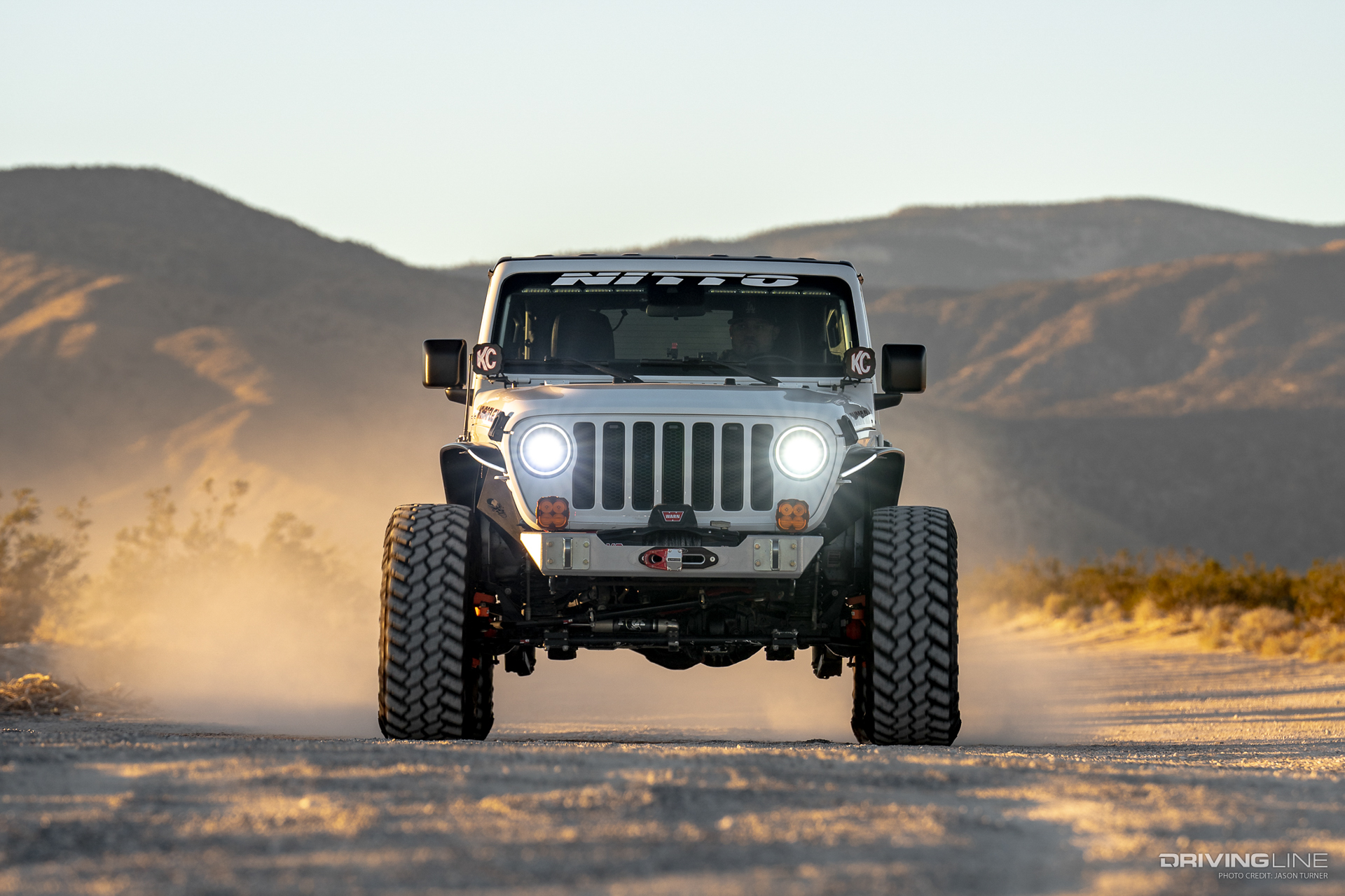 MambaFlex Jeep Wrangler in Desert