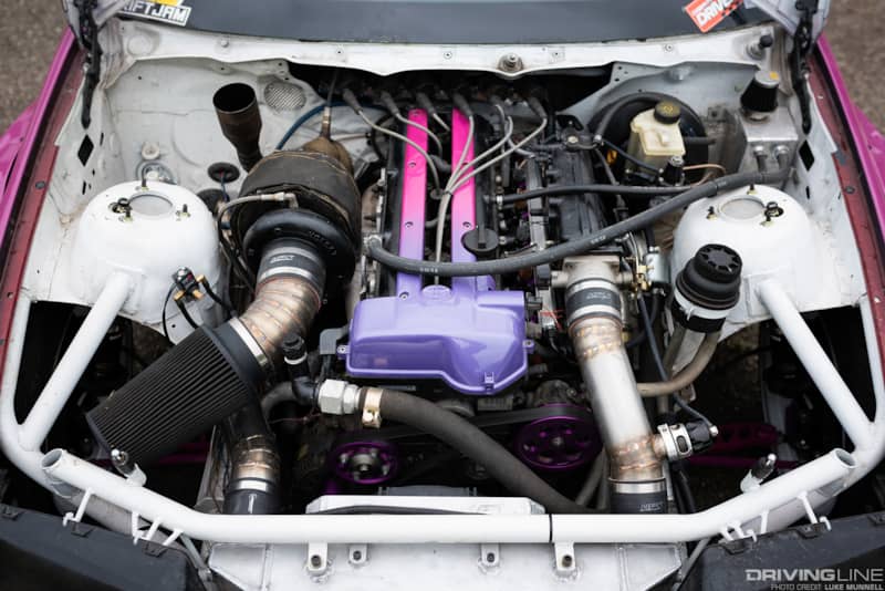 VVT-i 2JZ-GTE in the engine bay of BMW E46 Wagon