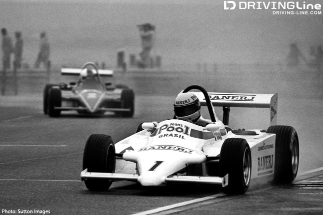 Race winner Ayrton Senna West Surrey Racing Ralt RT3/83 Toyota British Formula 3 Championship Thruxton England