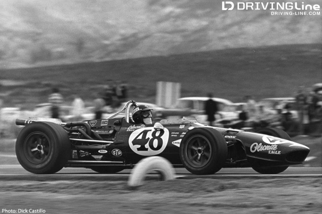 Dan Gurney Olsonite Eagle All American Racers Riverside Raceway RIAM Museum Dick Castillo