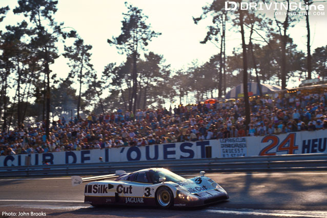 Martin Brundle Le Mans Jaguar Silk Cut