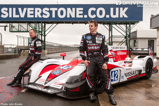 Martin Brundle Alex Brundle Nissan Greaves Motorsport Snetterton Test