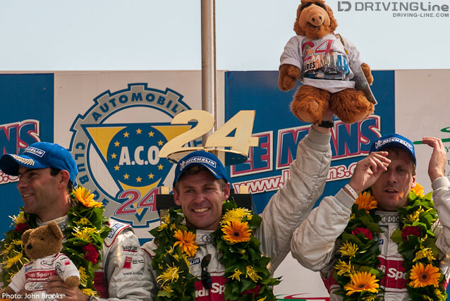 Tom Kristensen Audi Le Mans win John Brooks Photo