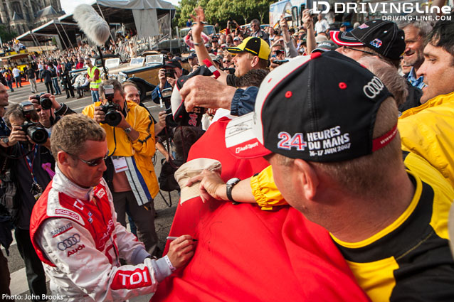 Tom Kristensen Audi Le Mans John Brooks photo