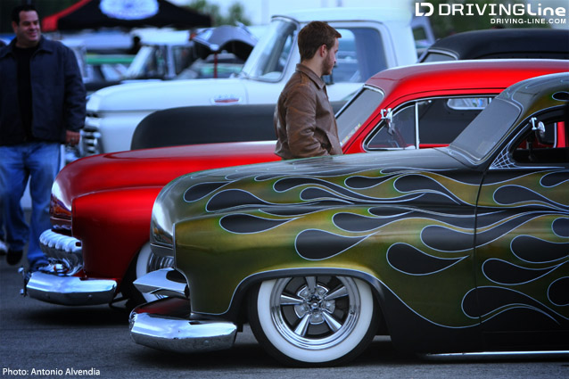 Mooneyes hot rod rat land speed Santa Fe Springs Yokohama Honmoku Japan Xmas Party Irwindale