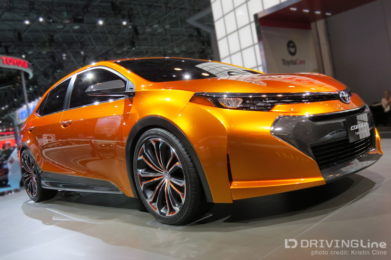 NYAIS 2013 Concept Cars, New York Auto Show, World Reveal Concept Car, Toyota Corolla Furia Concept