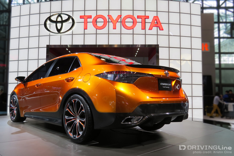 NYAIS 2013 Concept Cars, New York Auto Show, World Reveal Concept Car, Toyota Corolla Furia Concept