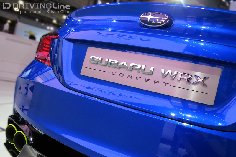 NYAIS 2013 Concept Cars, New York Auto Show, World Reveal Concept Car, Subaru WRX Concept