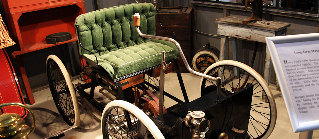 AACA 1896 Ford in a Workshop
