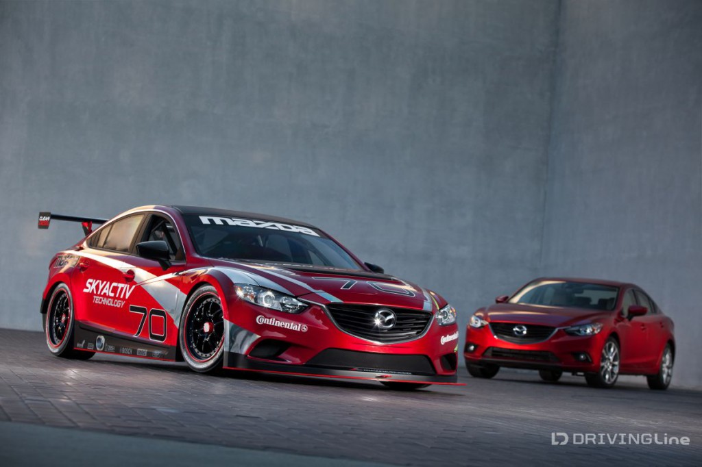 2014 Mazda6 race car VS stock car