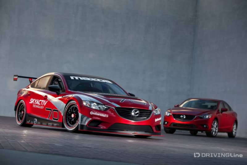 2014 Mazda6 race car VS stock car