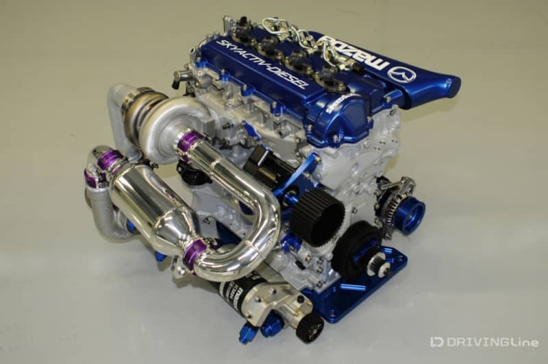 mazda Sky-D race engine