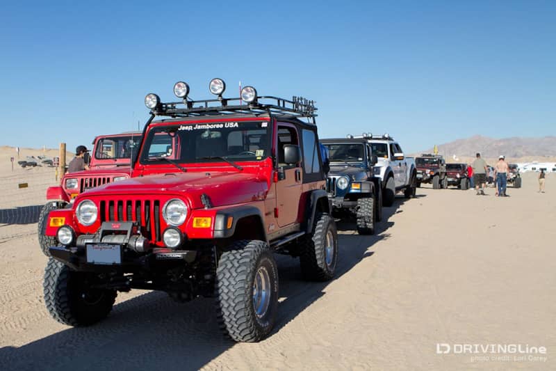 Jeep Lineup, ODF, Ocotillo Wells