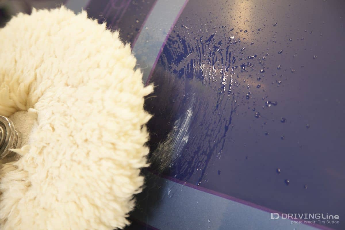 Tech Buffing Out Paint Scratches DrivingLine