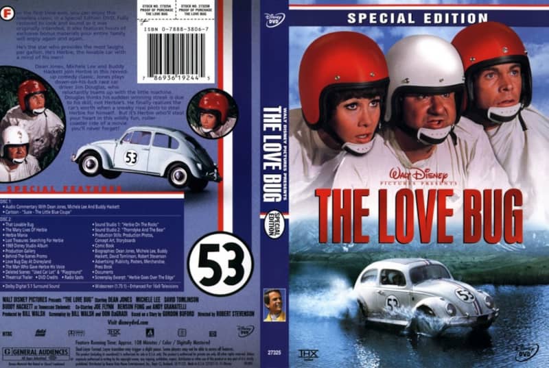 Herbie The Love Bug DVD Cover