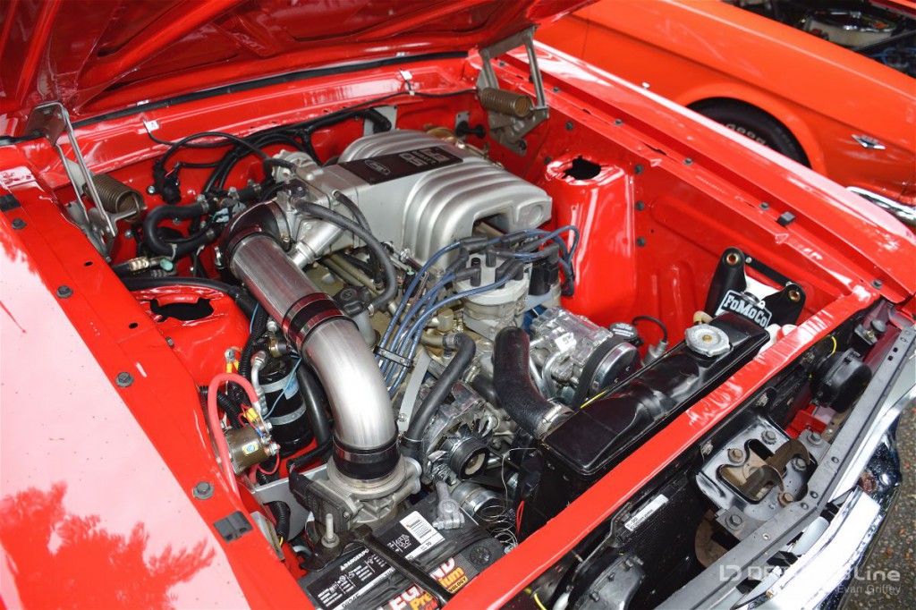 The engine is a 302 block and heads fitted with an ’87 fuel injection set-up. Painless wiring harnesses make the swap a 'straightforward' proposition.