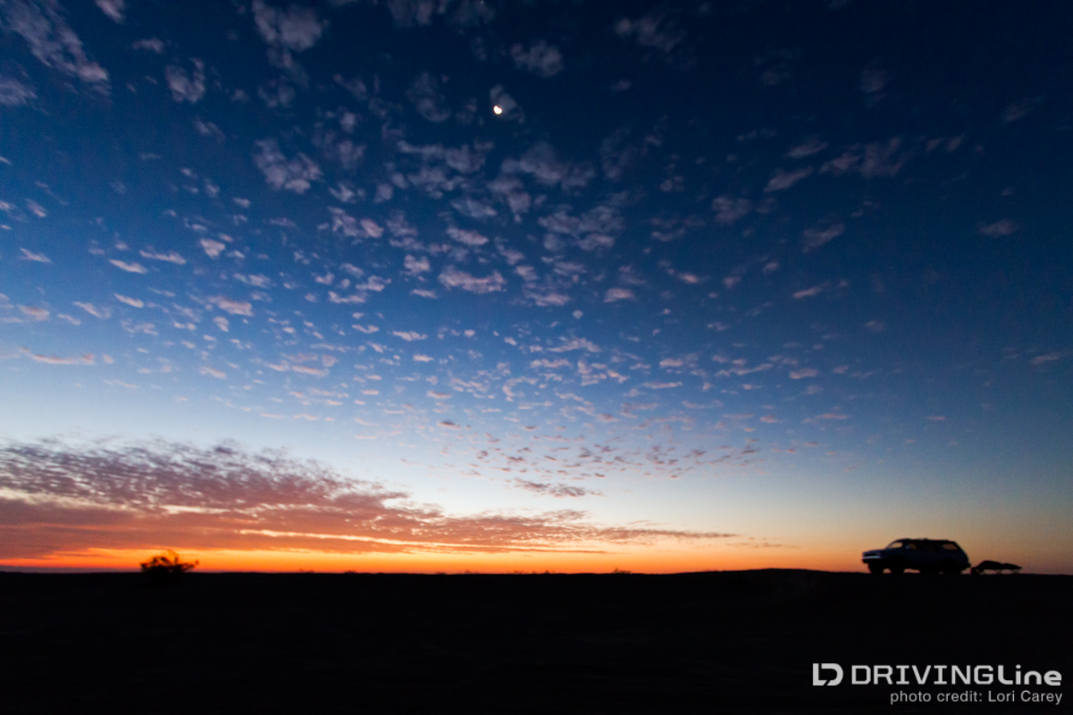 Sunrise over the Salton Sea