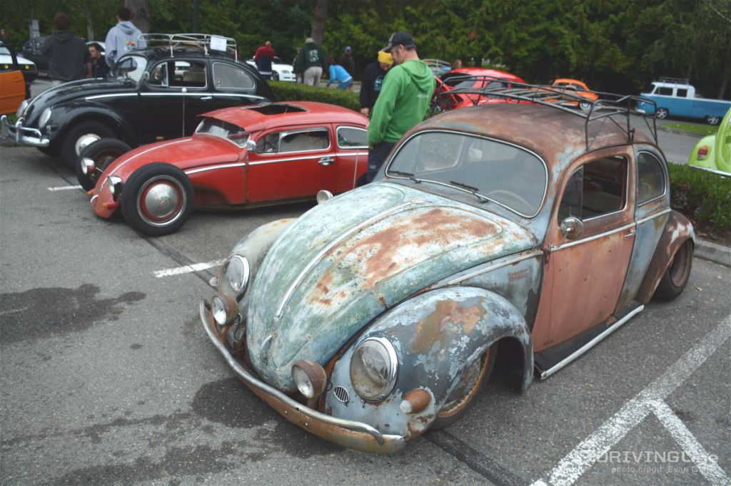 Talk about patina and a sense of rattiness this bug had barn find written all over it. An air suspension made sure this was the hardest slammed Dub in the house.