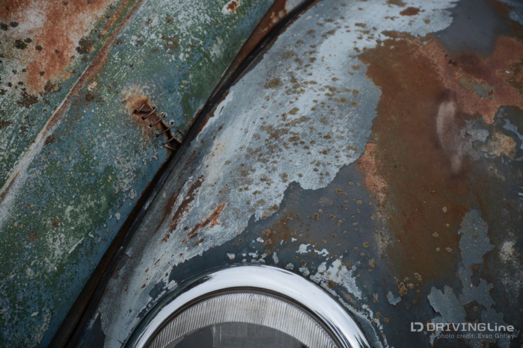 Stitching up rust areas was a cool touch…giving a bit of a Frankenstein vibe.